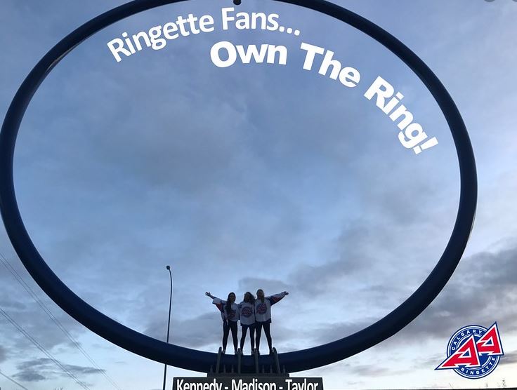 Calgary I Kinda Like The Giant Blue Ring The Money Runner